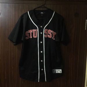 Stussy Black And Red Jersey